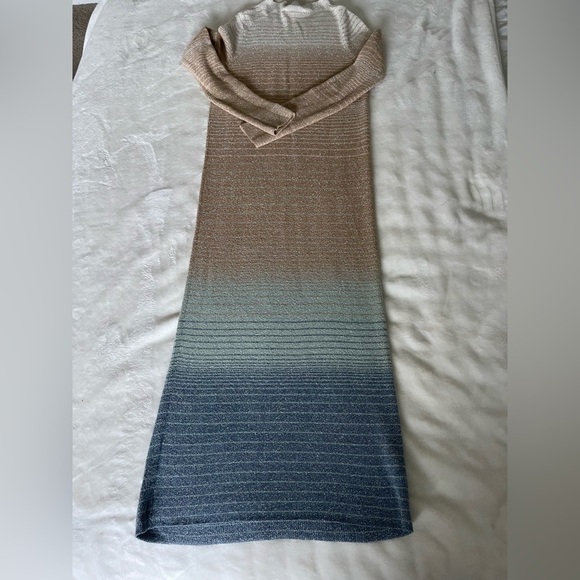 Ann Taylor Gradient Long Sleeve Sweater Dress in ombré - Picture 11 of 11
